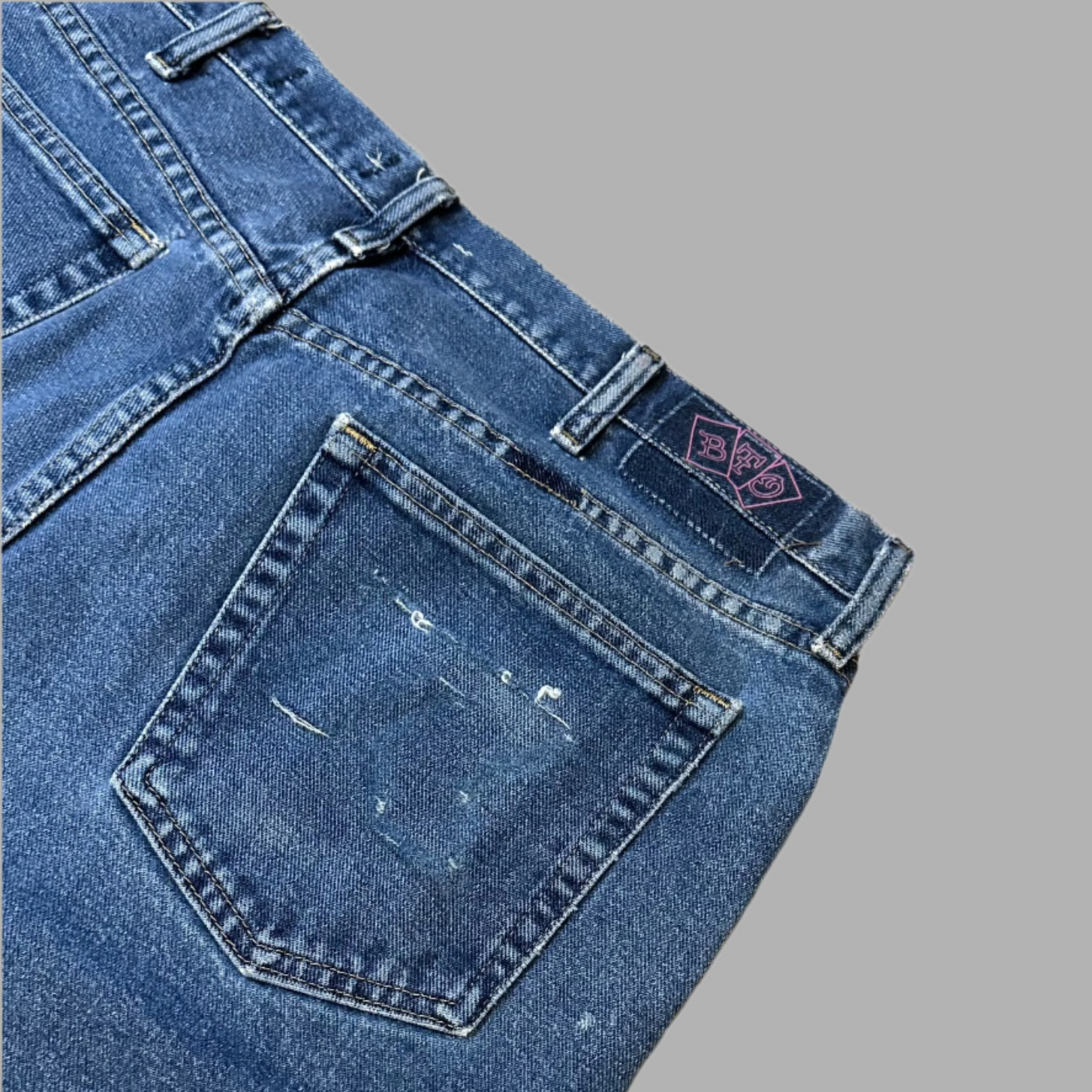 Resilience Patchwork Jorts Blue Tactic