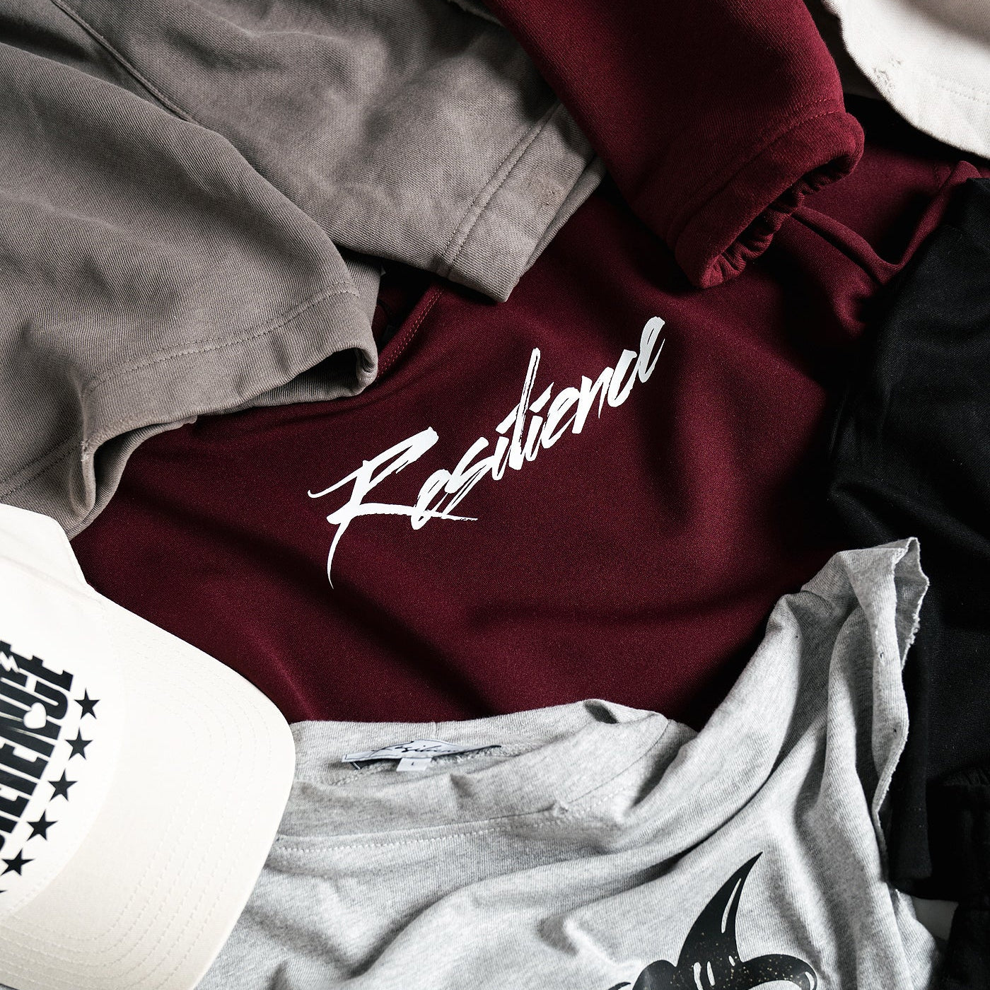 Resilience Handmade Crop Tee Crimson