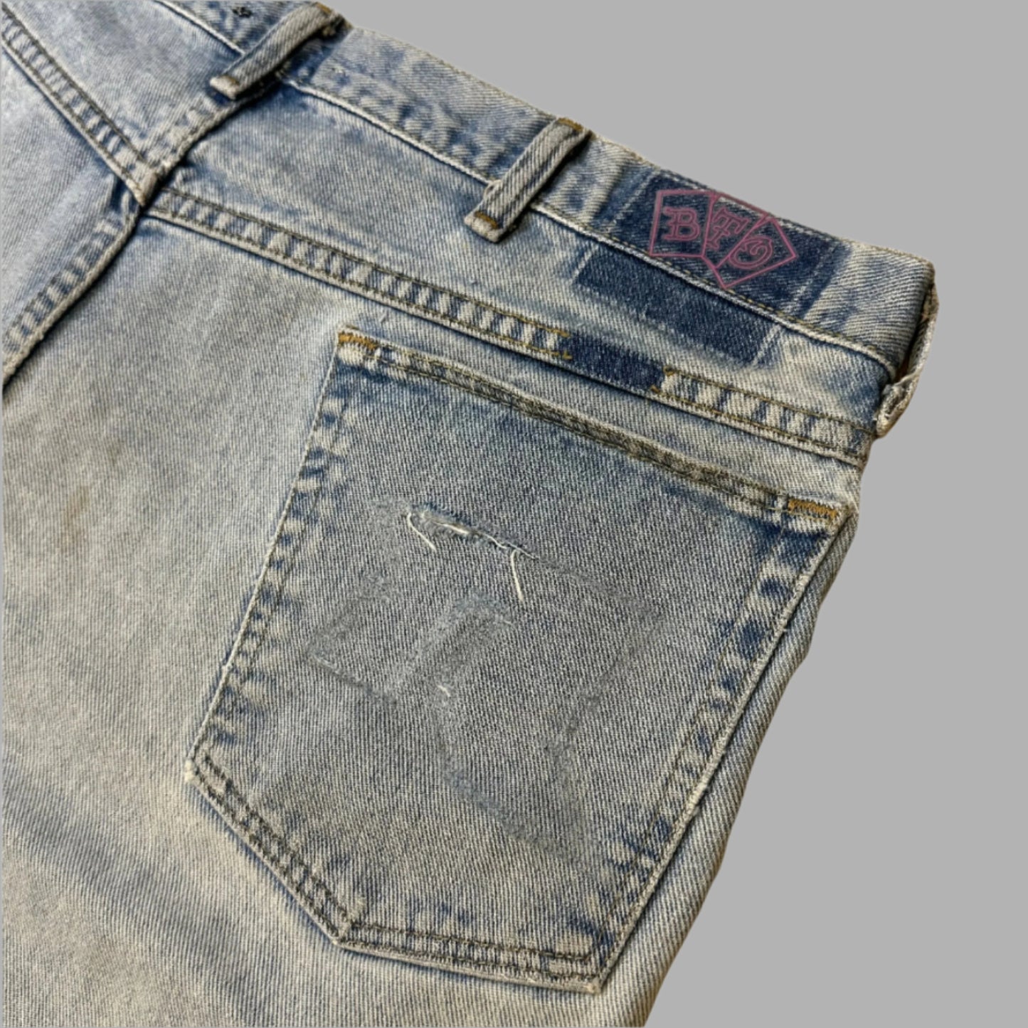 Resilience Patchwork Jorts Code Blue