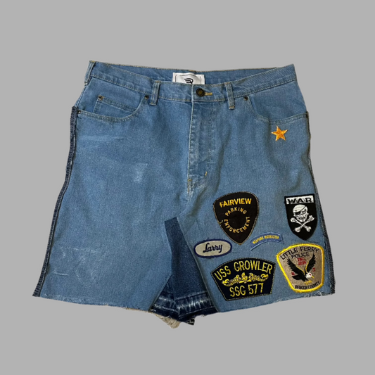 Resilience Patchwork Jorts Combat