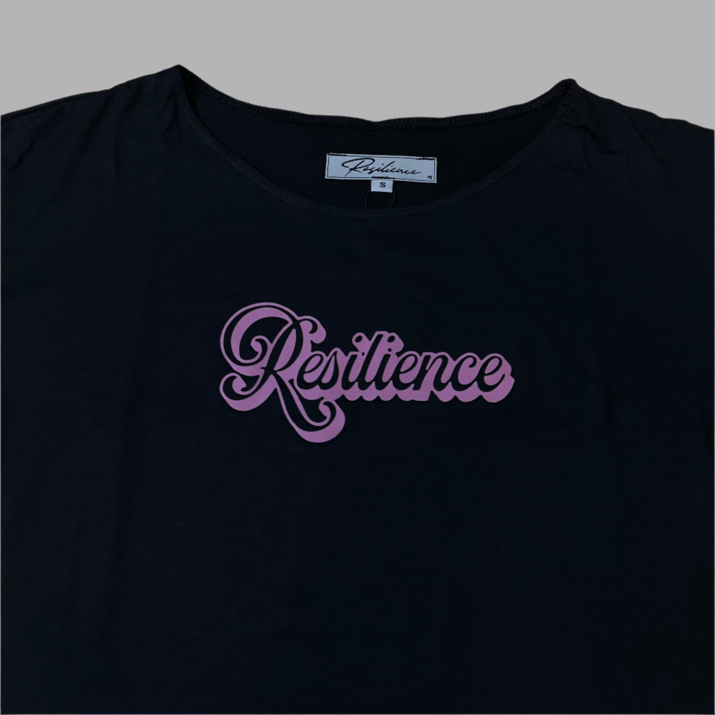 Resilience Handmade Outline Crop Tee