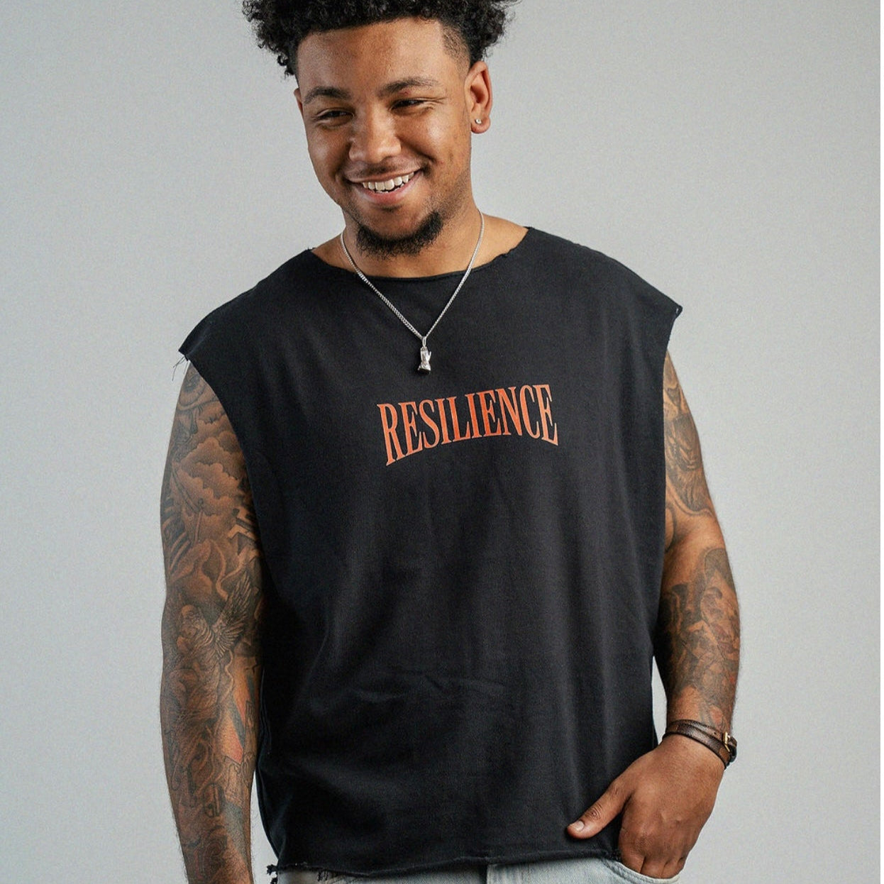 Resilience Handmade Tank Top Char Drift