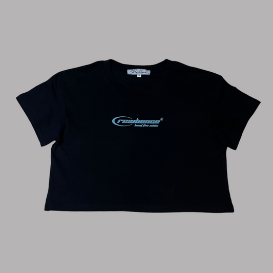 Resilience Cloudstate Crop Tee Onyx